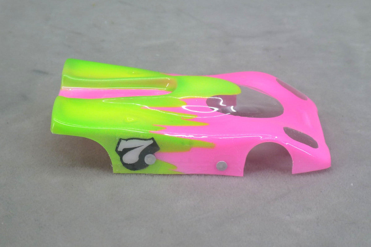 Toxic Pop (Flame Sweep)- Professionally Painted Lexan HO Slot Car Body