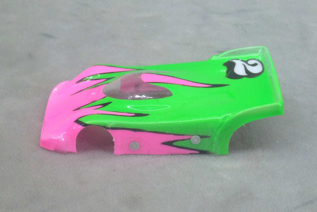 Toxic Pop (Razor Flash)- Professionally Painted Lexan HO Slot Car Body
