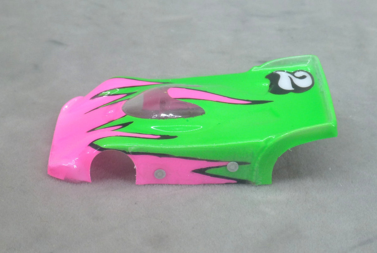 Toxic Pop (Razor Flash)- Professionally Painted Lexan HO Slot Car Body