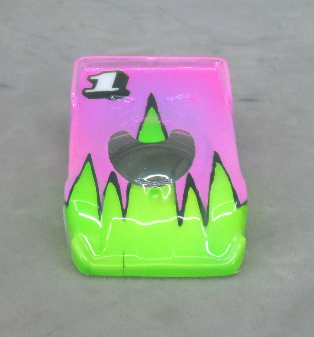 Toxic Pop (Reverse Razor) Professionally Painted Lexan HO Slot Car Body