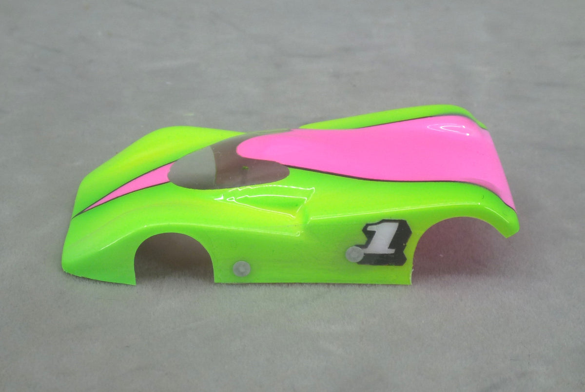 Toxic Pop (Spear Point) Professionally Painted Lexan HO Slot Car Body