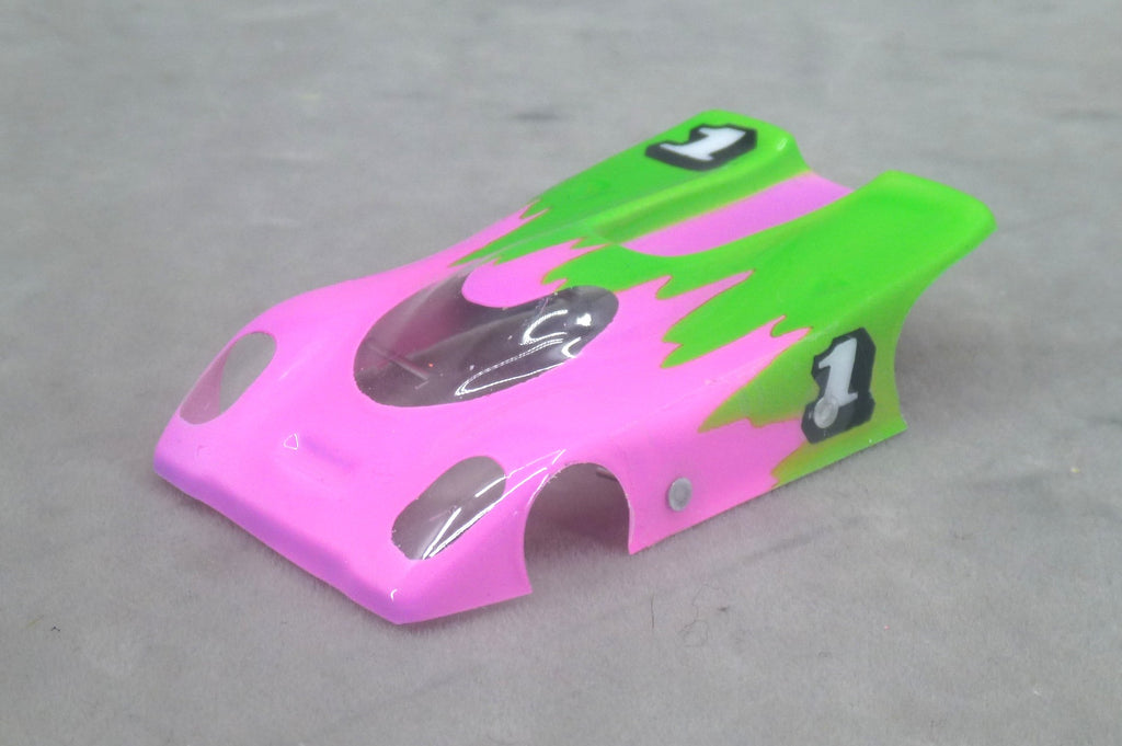 Toxic Pop (Flame Edge) - Professionally Painted Lexan HO Slot Car Body
