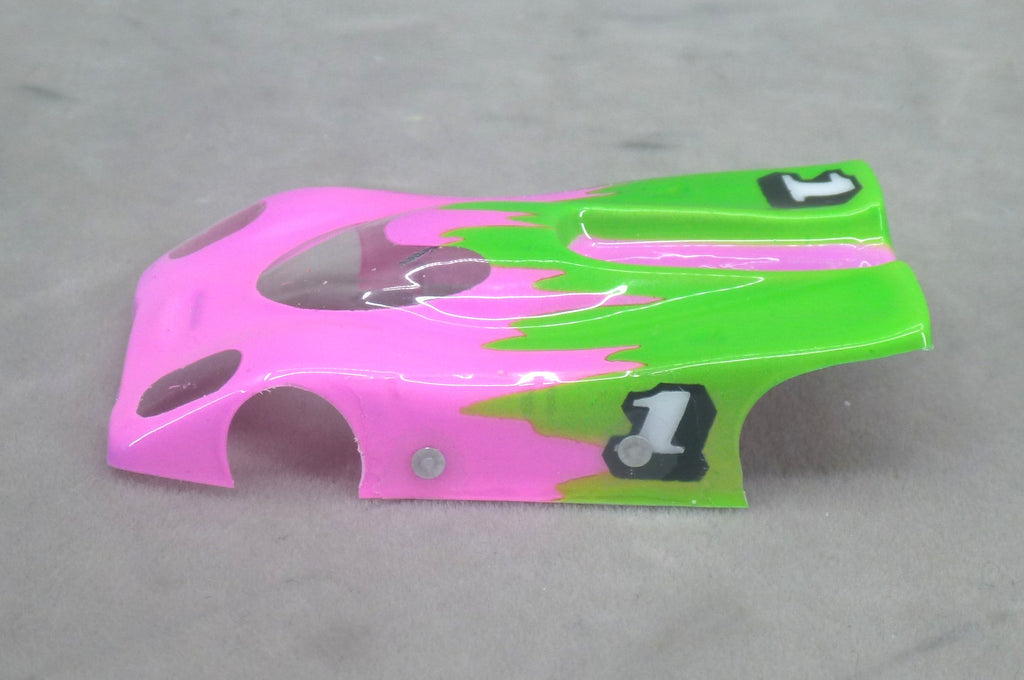 Toxic Pop (Flame Edge) - Professionally Painted Lexan HO Slot Car Body