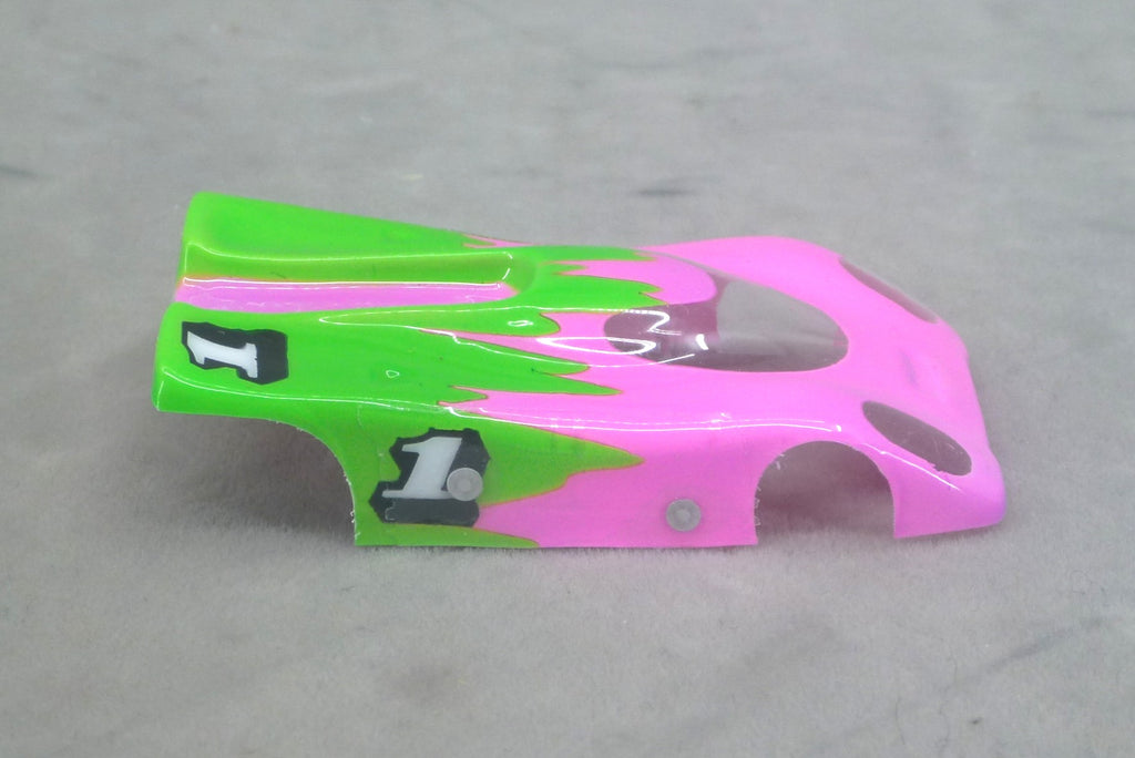 Toxic Pop (Flame Edge) - Professionally Painted Lexan HO Slot Car Body