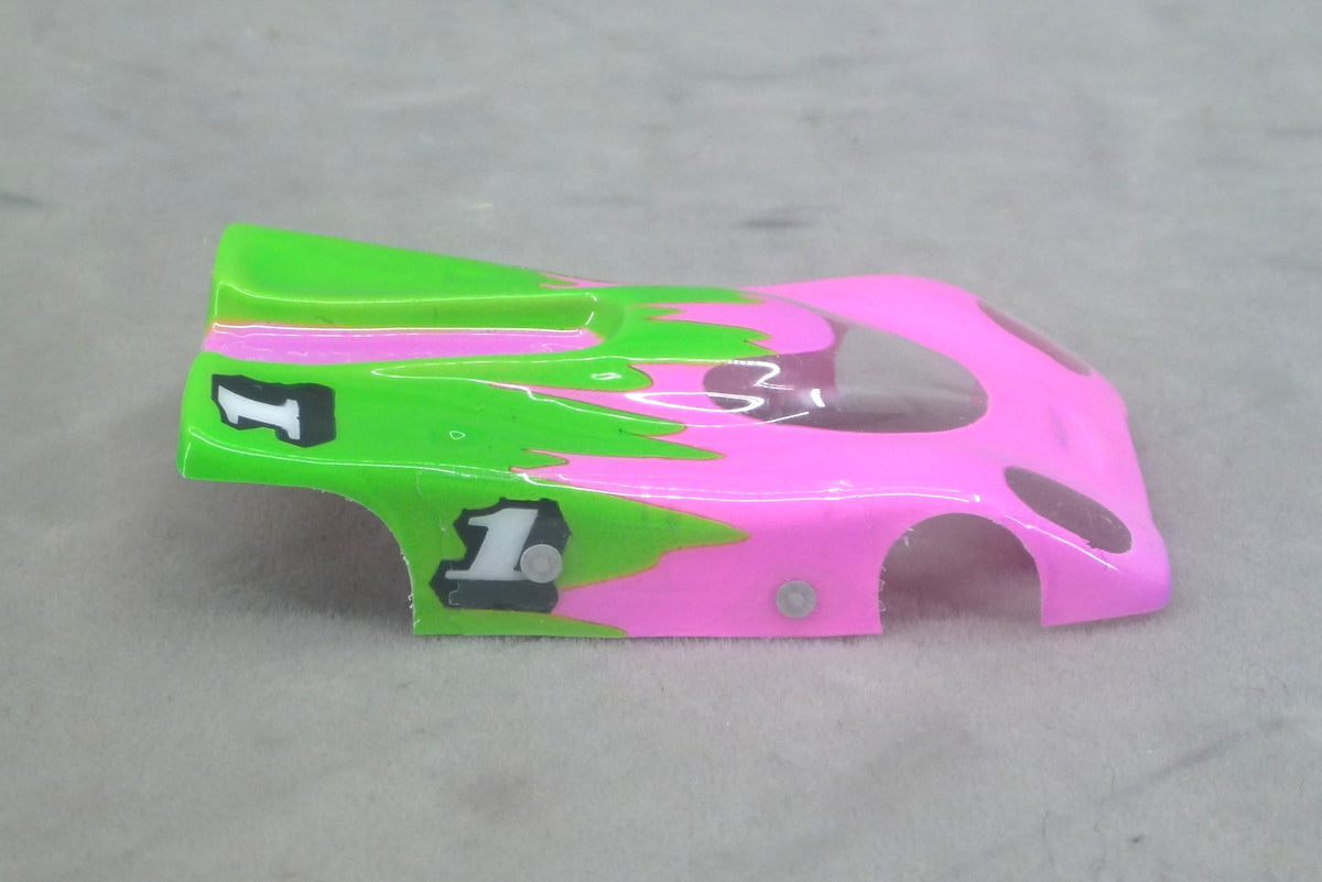 Toxic Pop (Flame Edge) - Professionally Painted Lexan HO Slot Car Body