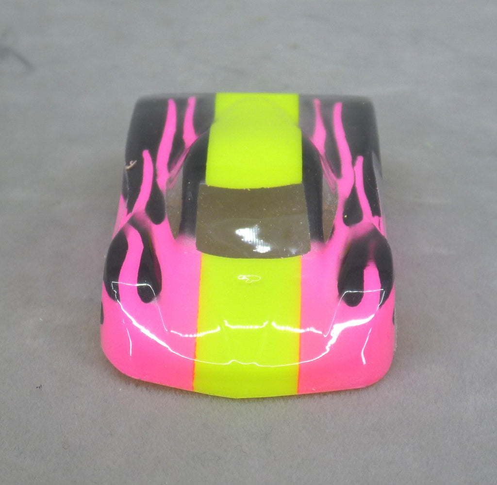 Shadow Flame (Yellow/Fuchsia) - Professionally Painted Lexan HO Slot Car Body