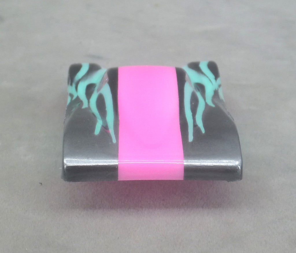 Shadow Flame (Fuchsia/Light Blue) - Professionally Painted Lexan HO Slot Car Body