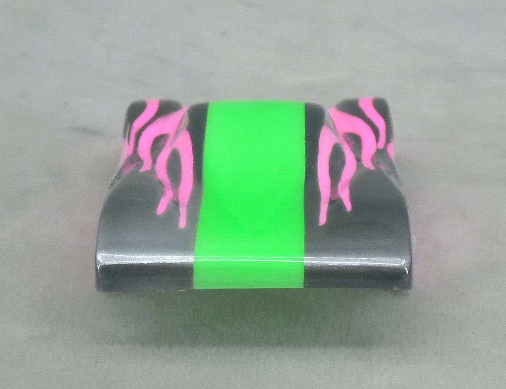 Shadow Flame (Green/Pink) - Professionally Painted Lexan HO Slot Car Body