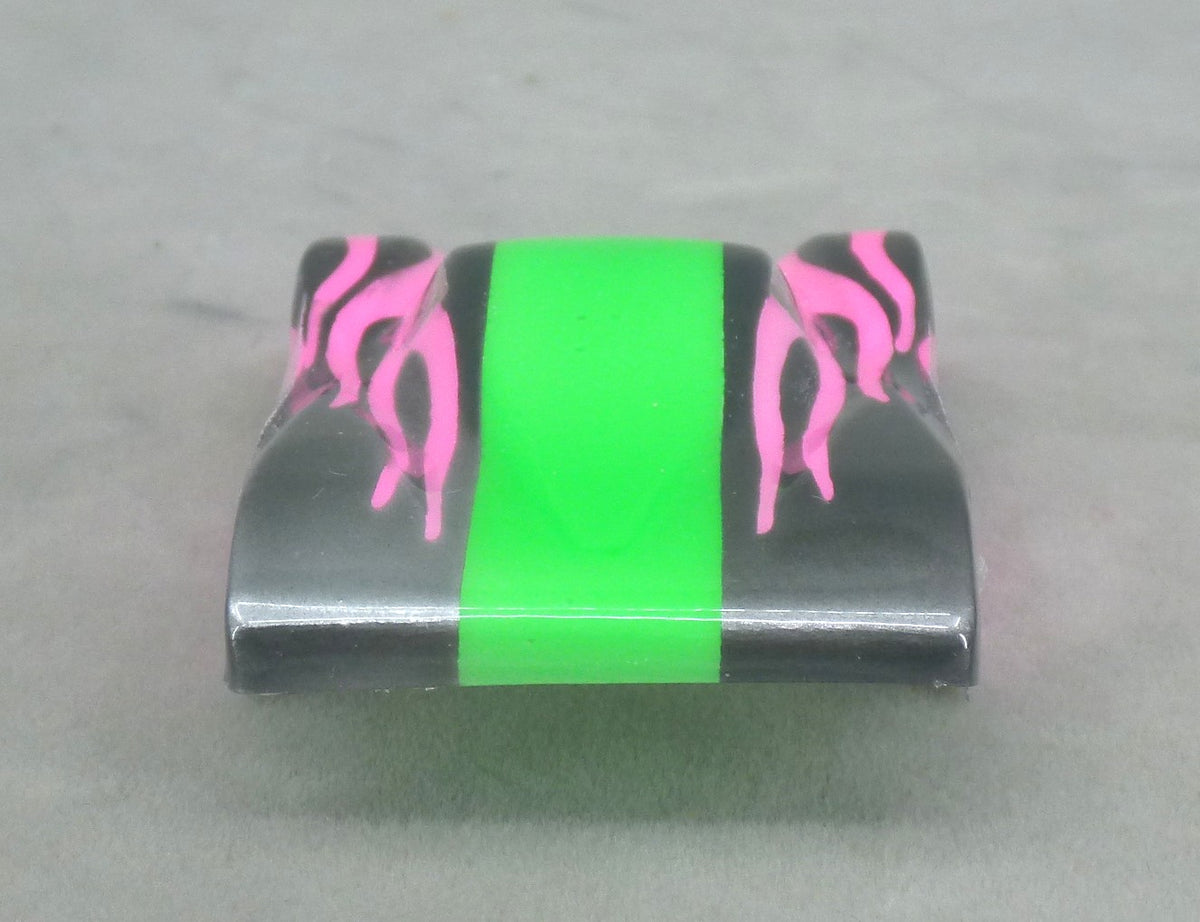 Shadow Flame (Green/Pink) - Professionally Painted Lexan HO Slot Car Body