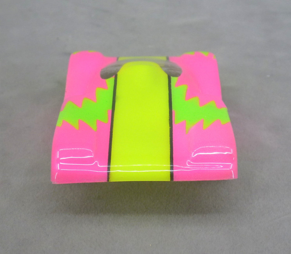 Neon Sawtooth (Yellow/Lime/Fushia) - Professionally Painted Lexan HO Slot Car Body