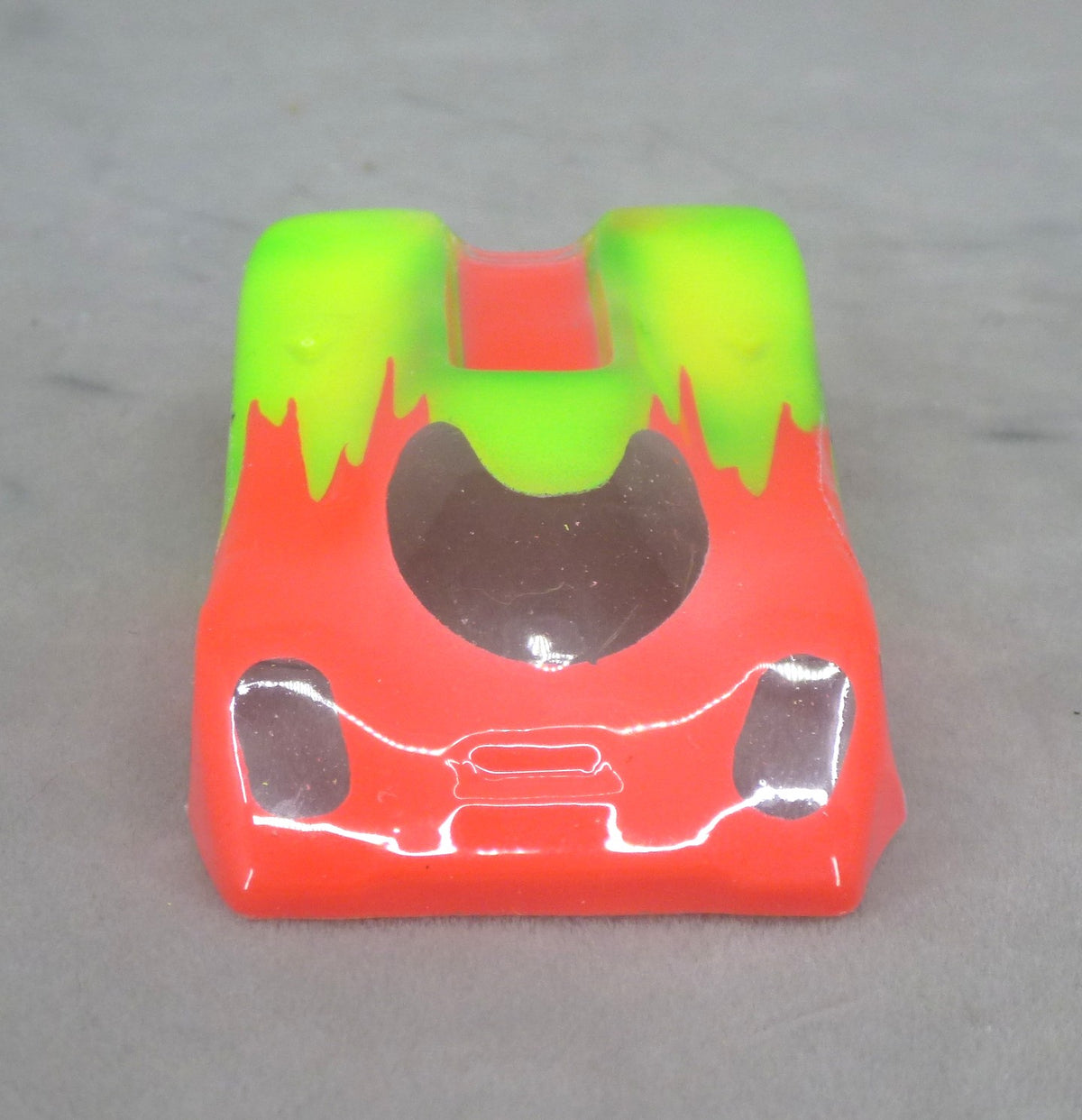 Neon Backdraft (Orange/Lime Green) - Professionally Painted Lexan HO Slot Car Body