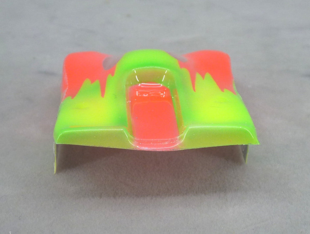 Neon Backdraft (Orange/Lime Green) - Professionally Painted Lexan HO Slot Car Body