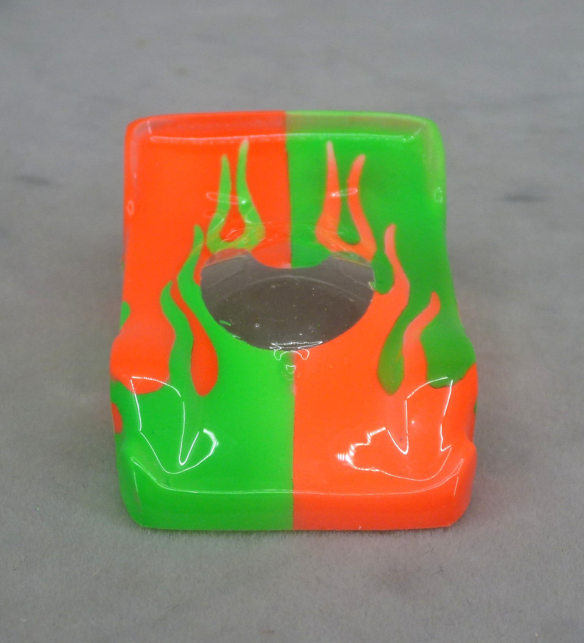 Spectrum Flame (Green/Orange) - Professionally Painted Lexan HO Slot Car Body