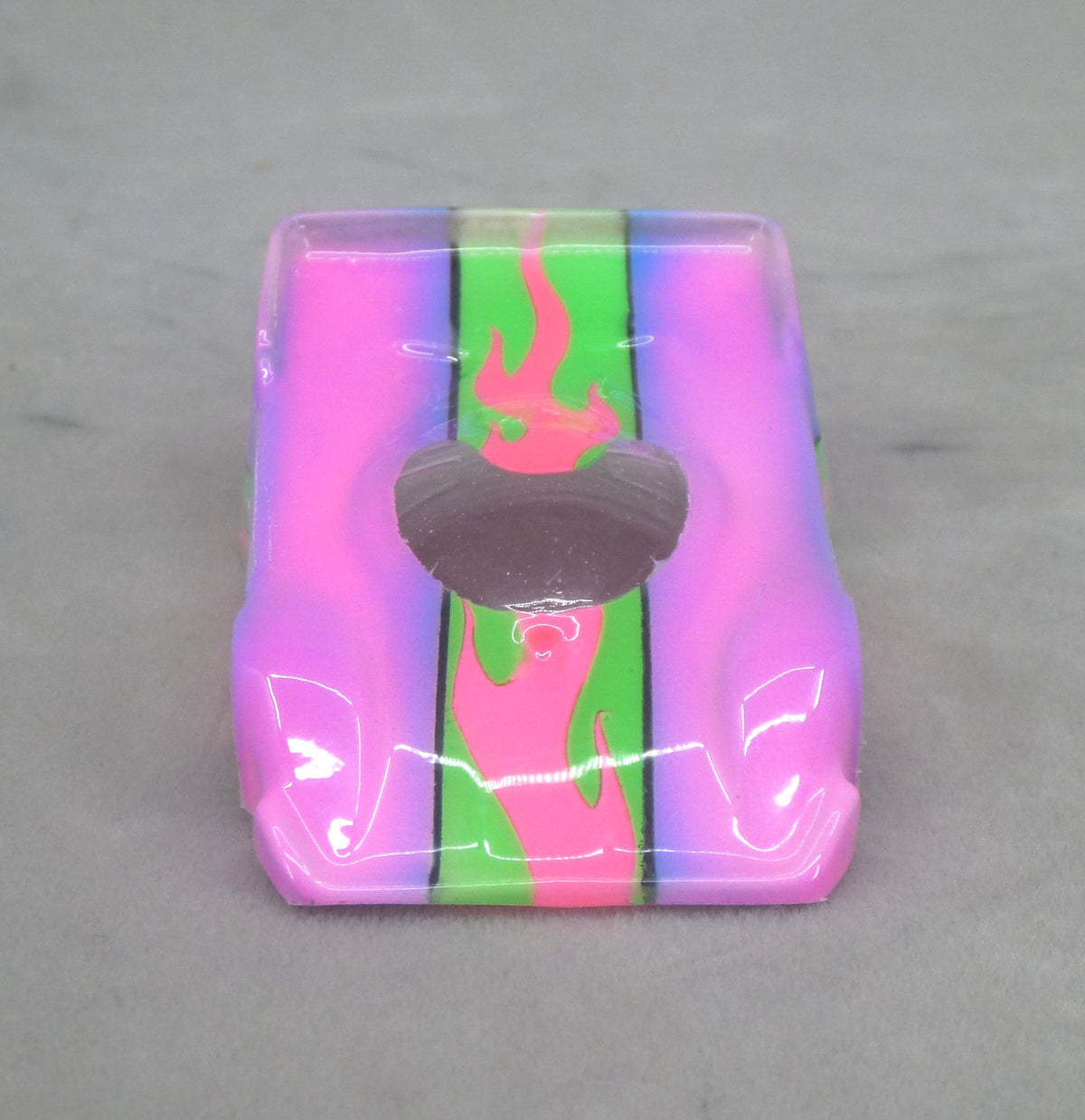 Spectrum Flame (Purple/Green/Orange) - Professionally Painted Lexan HO Slot Car Body