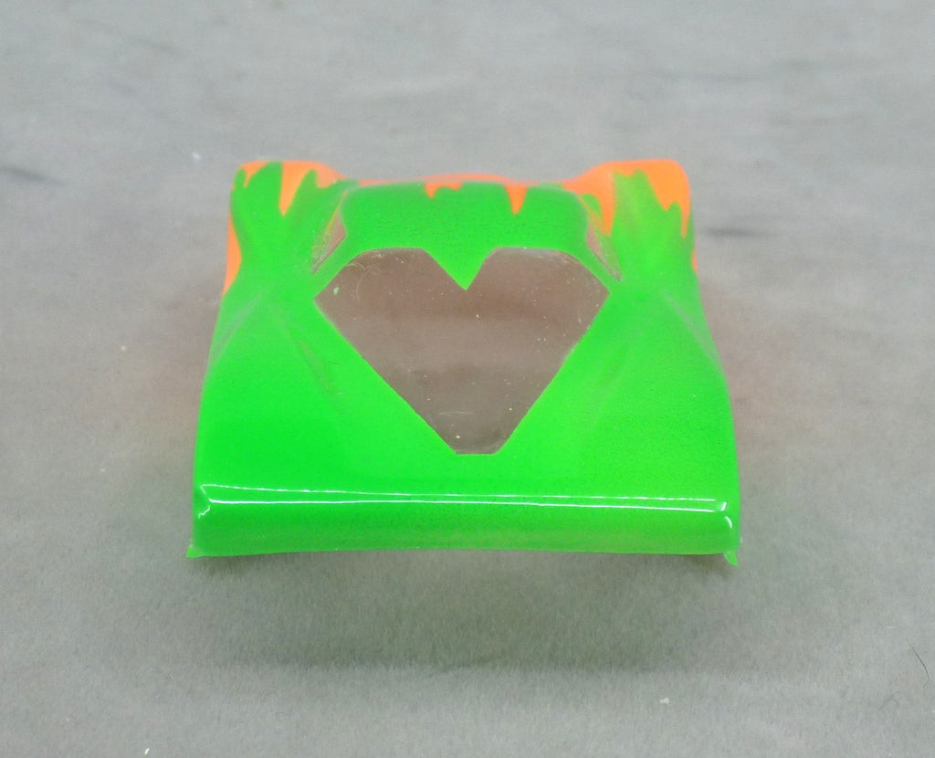 Spectrum Flame (Orange/Green) - Professionally Painted Lexan HO Slot Car Body