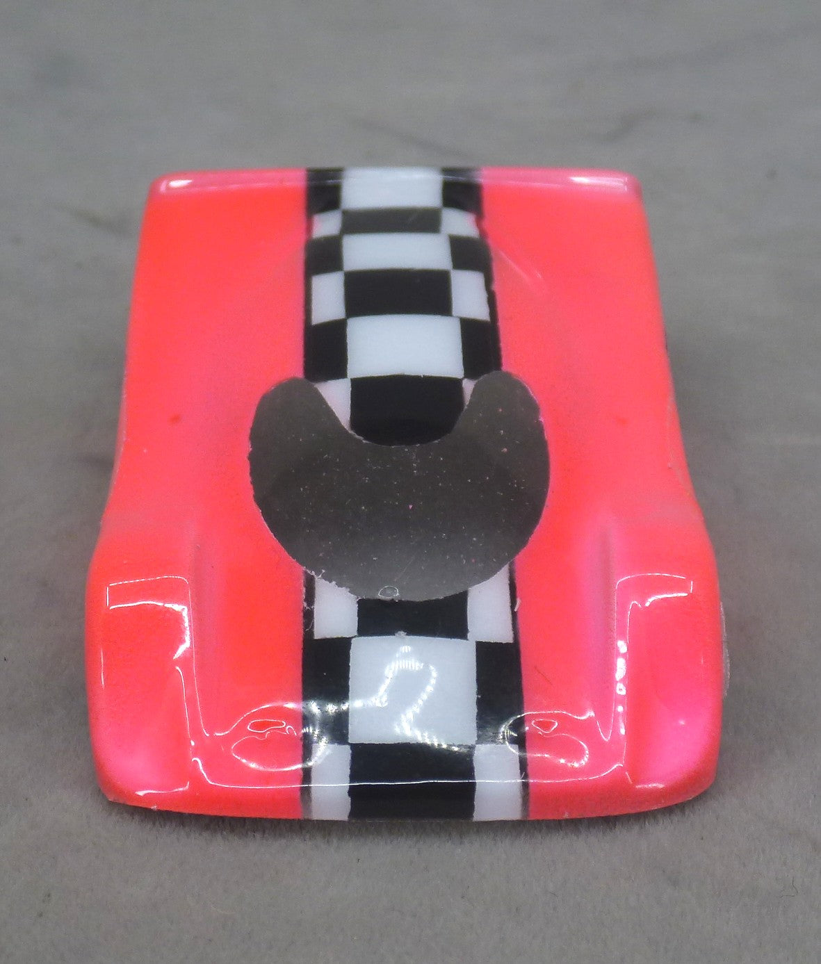 Checkerboard Stripe (Fushia) - Professionally Painted Lexan HO Slot Car Body