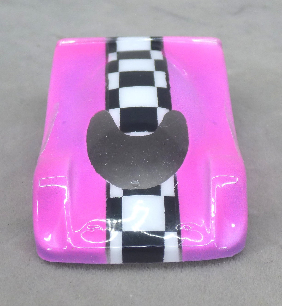 Checkerboard Stripe (Purple) - Professionally Painted Lexan HO Slot Car Body