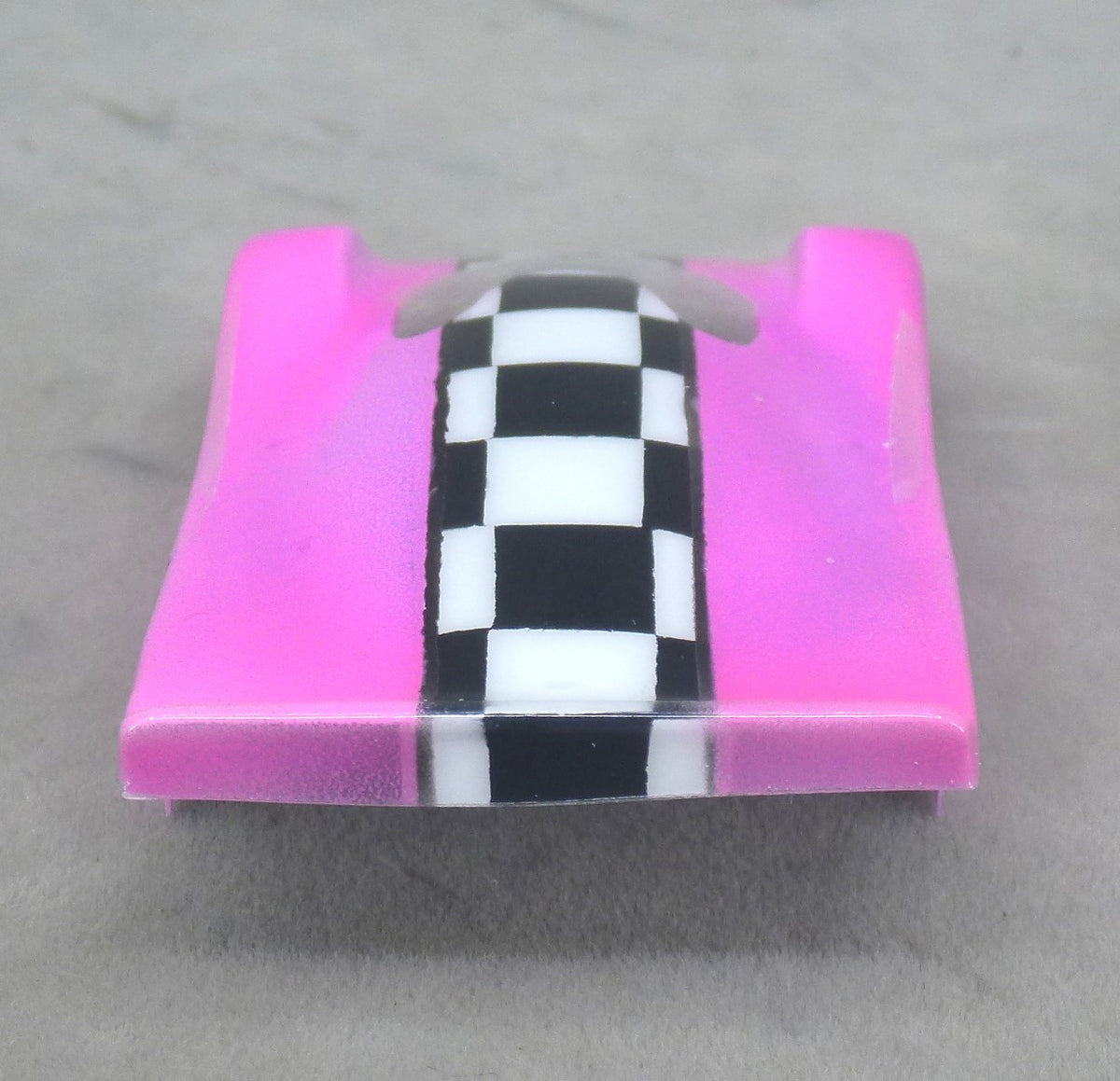 Checkerboard Stripe (Purple) - Professionally Painted Lexan HO Slot Car Body