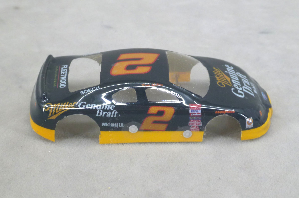 NASCAR (Miller Genuine Draft #2) - Professionally Painted Lexan HO Slot Car Body