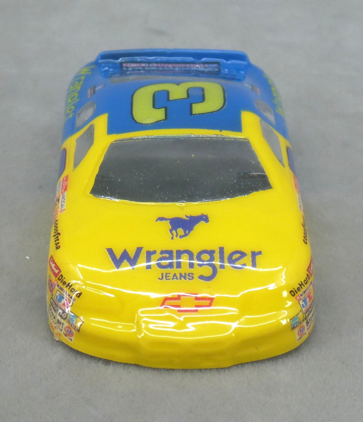 NASCAR (Wrangler #3) - Professionally Painted Lexan HO Slot Car Body
