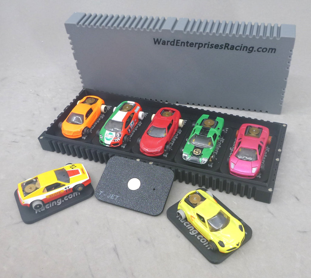 WER Custom Magnetic 5-Car Race Case - Choose Your Stands