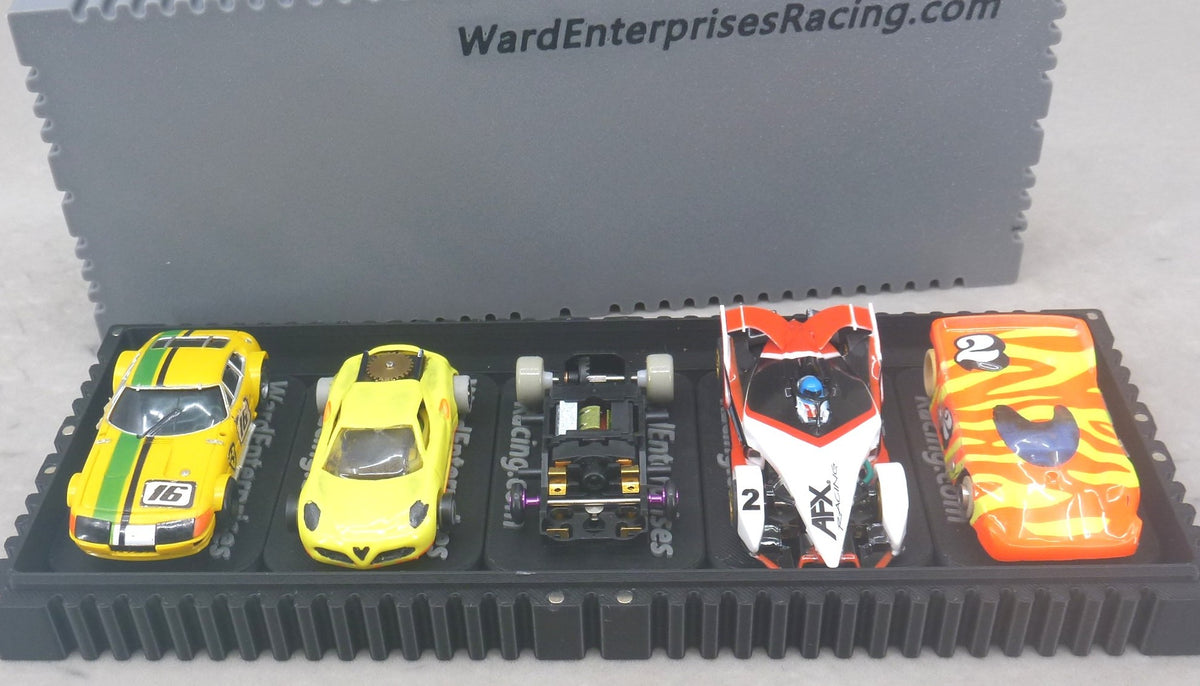 WER Custom Magnetic 5-Car Race Case - Choose Your Stands