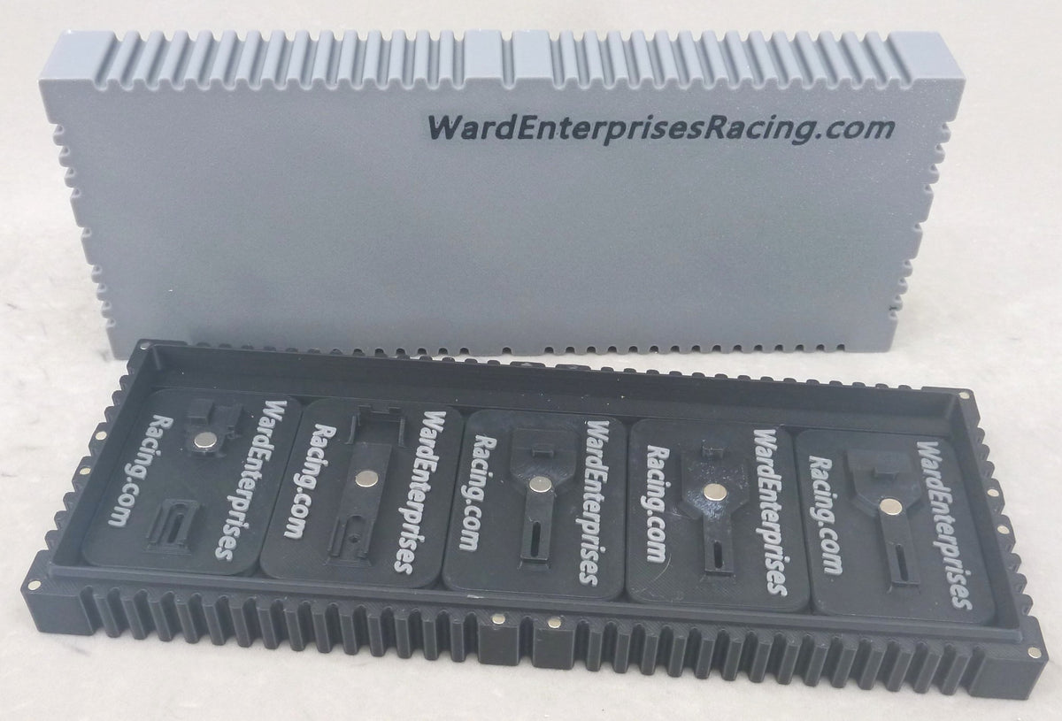 WER Custom Magnetic 5-Car Race Case - Choose Your Stands
